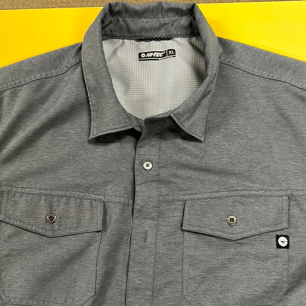 Hi-Tec Charcoal Button-Up Shirt